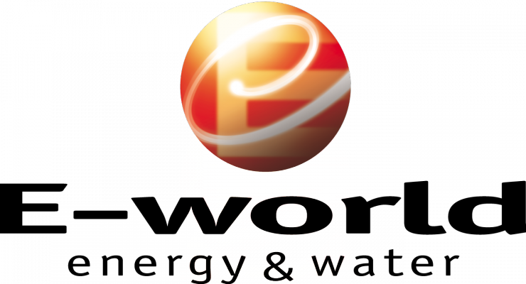 Logo der E-World