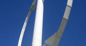 Vertikale Windkraftanlage; Foto: Joanne and Matt (Wiki Commons)
