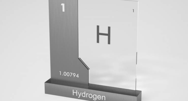 Wasserstoff-Infotafel; Bild: shutterstock