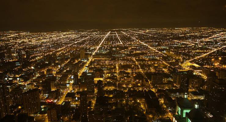 Chicago bei Nacht
