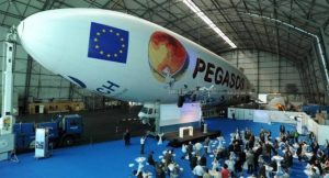 Start des PEGASOS-Zeppelin