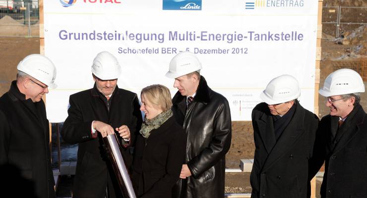 Grundsteinlegung Muli-Energie-Tankstelle