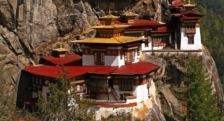 Das Königreich Bhutan im Himalaya