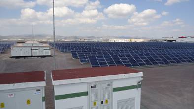 18 MW Solarpark im Industriegebiet in Kayseri (Zentralanatonlien)