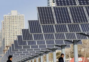 Solarenergie in China boomt: Plus von 72 Prozent. Foto: AFP